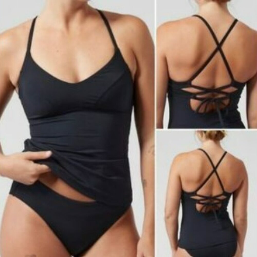 Athleta Triangle Tankini A-C Size Small